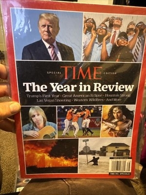Time MAGAZINE Trump The Year in Review 3/9/2018