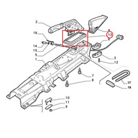 Dichtung Handbremshebel FüR Fiat - Alfa - Lancia Original 7692613
