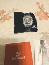 Autentico - Orologio al quarzo Swarovski in acciaio inox con scatola originale. C.O.A Incluso 