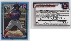 2024 Bowman Prospects Sky Blue Border /499 Yoeilin Cespedes #BP-139