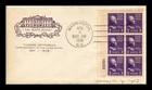 US COVER THOMAS JEFFERSON PRESIDENTIAL ELECTRIC EYE FDC PLATE BLOCK HF CACHET