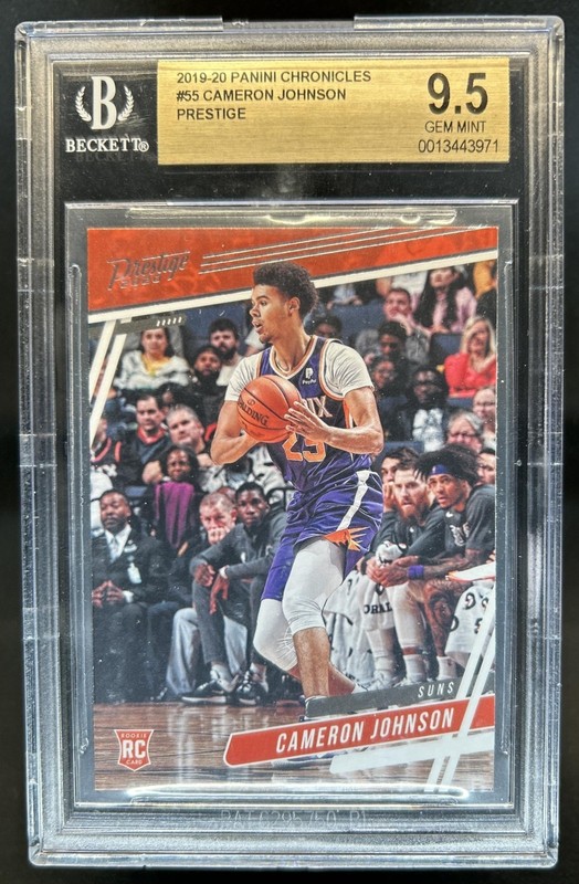 2019-20 Chronicles Cameron Johnson RC Rookie Prestige #55 Suns BGS 9.5 GEM MINT