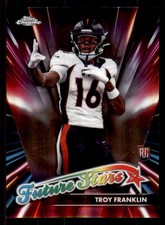 2024 Topps Chrome #FS-11 Troy Franklin Future Stars Denver Broncos