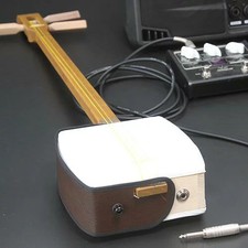 E-SHABO Compact Electric Shamisen w/ Built-in Mic for Direct Amp Connection