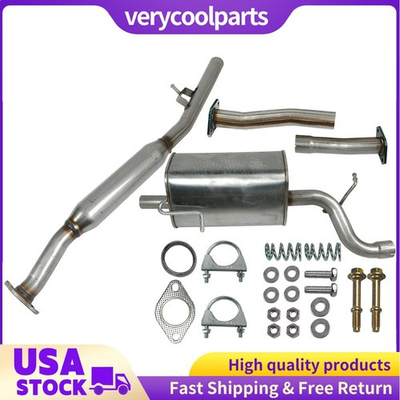 #ad Resonator Pipe Muffler Kit For 2006 2008 Subaru Forester 2.5L Stainless Steel $240.99