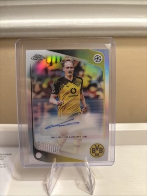 2025-26 Topps Chrome UEFA Julian Brandt Refractor Auto Dortmund 