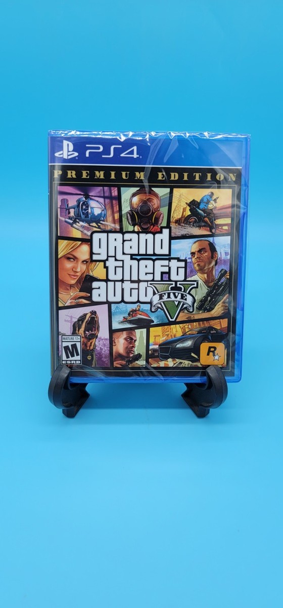 GRAND THEFT AUTO V PREMIUM EDITION - PlayStation 4, Brand New