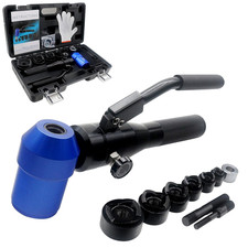 Hydraulic Knockout Hole Punch Set 1/2 to 2 Inch Electrical Conduit Hole Cutter S