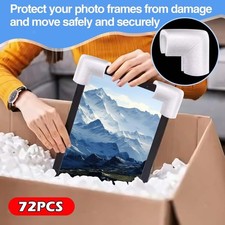 72Pcs Picture Frame Corner Protectors Foam for Transit Photo Mirror TV