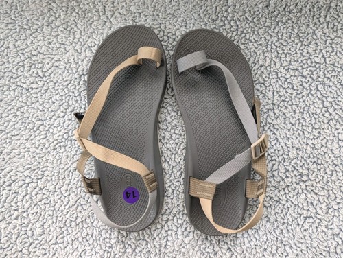 Chaco Bodhi Classic Sandals Men's Size 14 Earth Gray Beige Adjustable Strap NEW - Picture 2 of 16