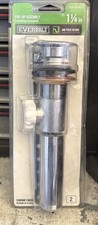 Everbilt - 1-1/4" Sink Drain Pop-Up Drain Assembly, Brushed Nickel, 1 Pc Design
