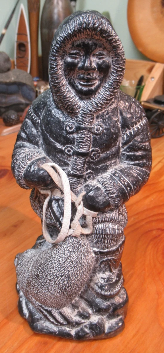 Wolf Sculpture Eskimo for sale | eBay