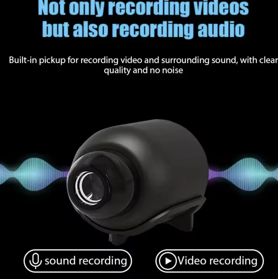 ✅ Mini Caméra Xiaomi 1080P HD WiFi Détection Mouvement Sans Fil Vision Nocturne - Photo 2/4