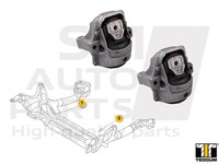 2X Motorhalter Audi A4 Allroad B8 (8KH), B8 (8K2), B8 Avant (8K5)