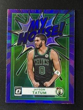 2020-21 Panini Donruss Optic - My House! Jayson Tatum #1 Purple Prizm