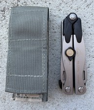 GERBER RECOIL AUTO-PLIER NEEDLE NOSE MULTI-TOOL WITH ACU USA SHEATH, VERY GOOD 