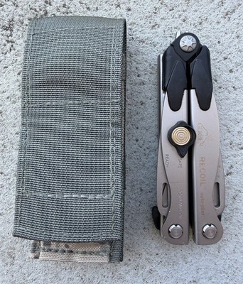GERBER RECOIL AUTO-PLIER NEEDLE NOSE MULTI-TOOL WITH ACU USA SHEATH, VERY GOOD!