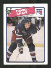 David Shaw 1988-89 Topps #57 New York Rangers 41164