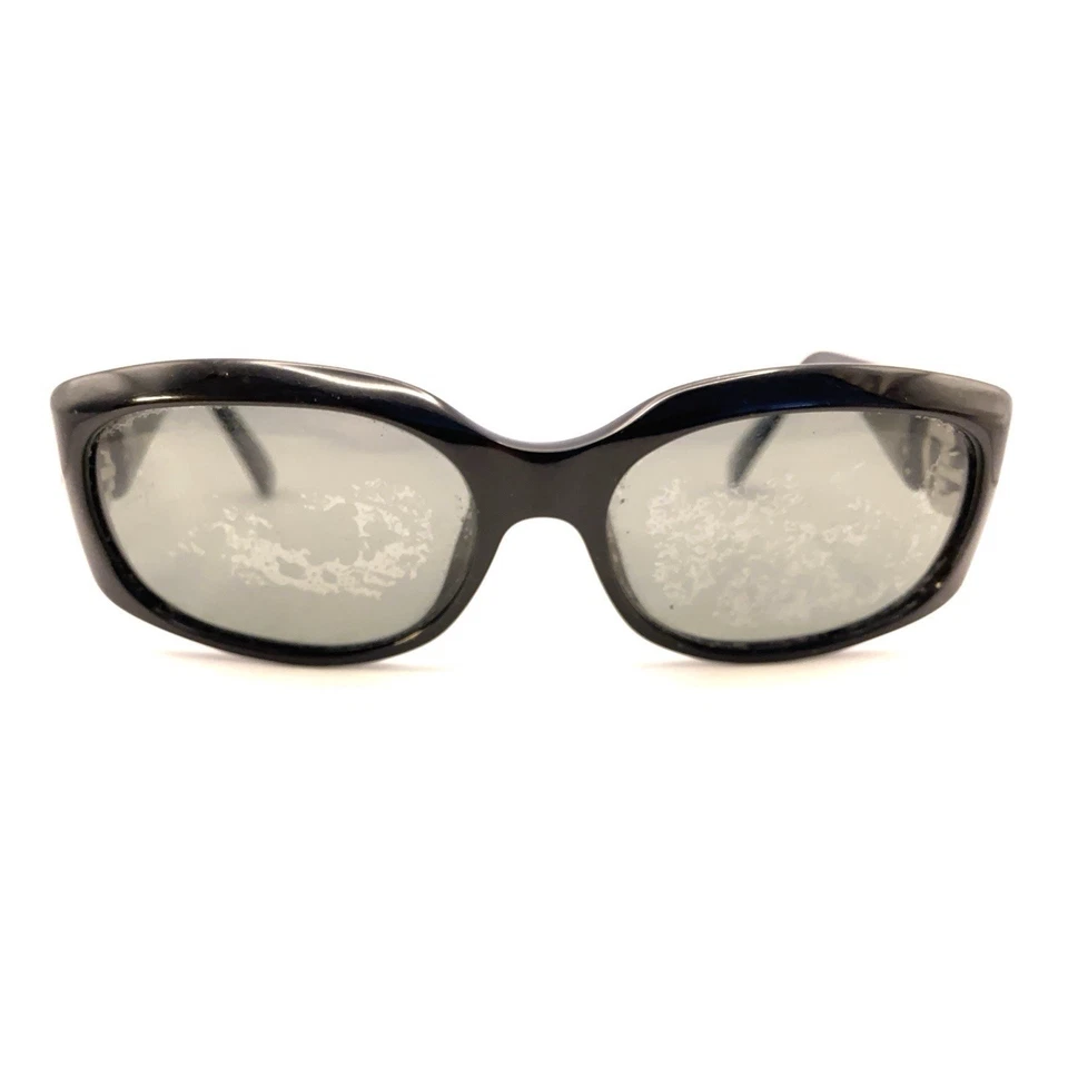 Gafas de sol Giorgio Armani GA 431/S 58 negras ovaladas marcos 56-17 130 Italia diseñador Foto 2 de 4