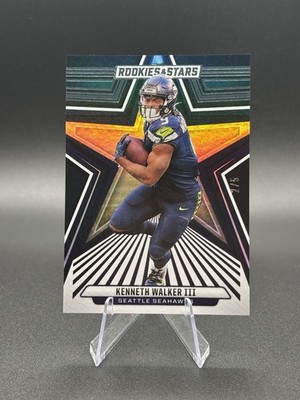 2024 Panini Rookies & Stars Kenneth Walker III #87 Black and Blue /5 Seahawks