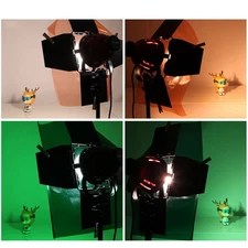  5 PCS Red Headlamp Filtering Paper Light Filters for Photographic