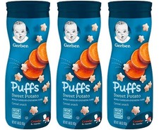 Gerber Puffs Sweet Potato Cereal Snack 3 Pack