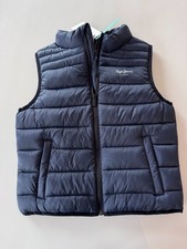 Pepe Jeans Stepp-Weste für Boys / Jungen, neu, Größe 140, dunkelblau