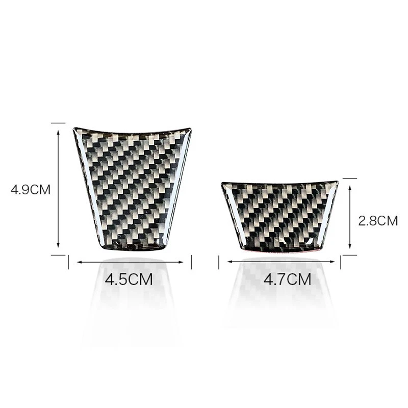 Calcomanía adhesiva para molduras de volante de fibra de carbono M Sport para BMW E90 E92 2005-2012 Foto 2 de 4