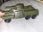 Vintage Marx Army Training Center Armored Scout Car As Is