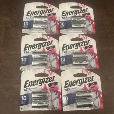 (qty 12) Energizer 3V Photo 123 Lithium Battery - (6 Packs of 2) 2031 