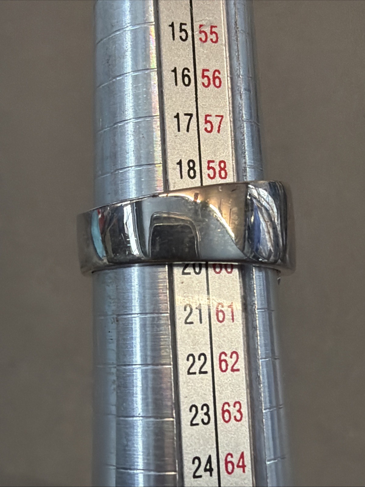 FH Signed Sterling Silver Ruby Stone Cross Ring T… - image 5