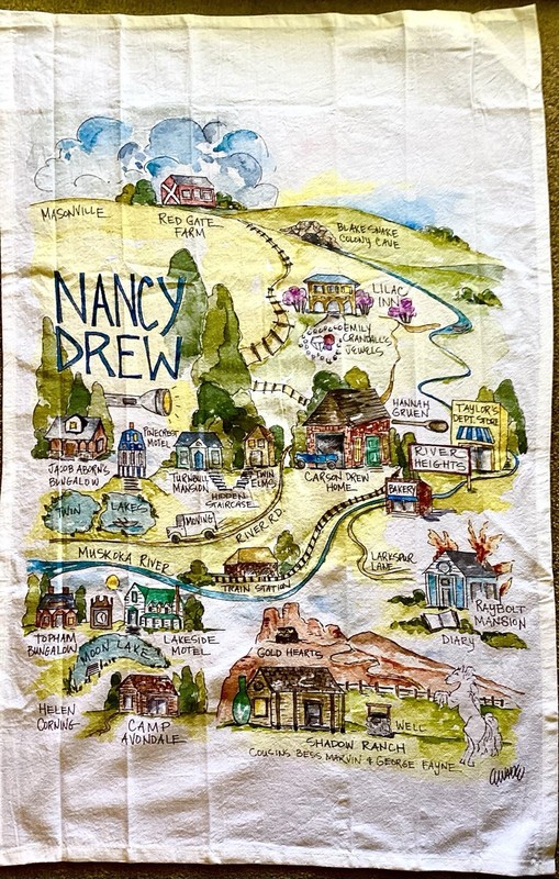 Nancy Drew Collectible Tea Towel - Brand New!