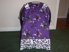  NIGHTMARE BEFORE CHRISTMAS w/Jack Handmade Car Seat Canopy-Cover