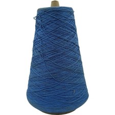 Vintage Royal Blue Cone Yarn Corlin Landis Craft Supply