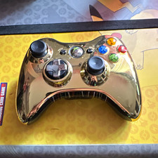 Gold Chrome Wireless Controller for  Xbox 360...