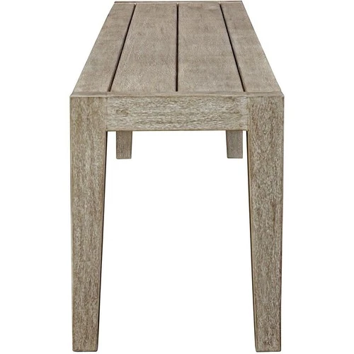 Uttermost 50190 Kirkham Cerused Wheat Outdoor Bench - Picture 4 of 6