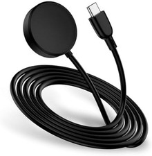 Caricabatteria USB-C wireless veloce originale Samsung Galaxy Watch 7 nero EP-OL300