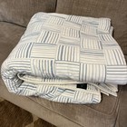 Ralph Lauren Catalina Island Twin Comforter Only -blue and white squares vintage