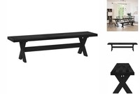 Esstischbank Noain 160X41X45 Cm Massives Kiefernholz