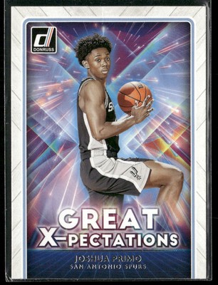 2021-22 Donruss #3 Joshua Primo Great X-pectations