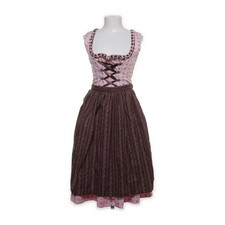 Almsach, Dirndl, Größe: 36, Pink/Braun, Baumwolle, Damen #rGr