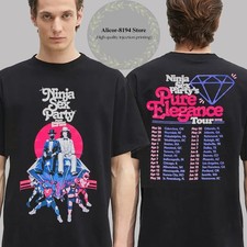 Ninja Sex Party Pure Elegance Tour 2025 Tee Schedule Two Sided Unisex T-Shirt