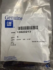 Brand New UNCUT OEM Genuine GM Door Lock and Ignition Lock Key 13523213