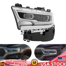 for 2019-2022 Dodge Ram 1500 Headlight Left Driver Side Dual Projector LED