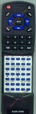 Replacement Remote for LUXMAN R117, 01E04423S01, RR117