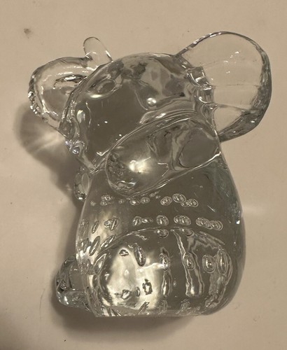 Bubble Elefant Glas Kunst Murano? Kunstglas Italien? Figur Mundgeblasen - Bild 2 von 13