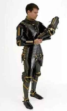 Medieval Brass Suit Of Armor Wearable Knight Crusader Full Body Armour Costume