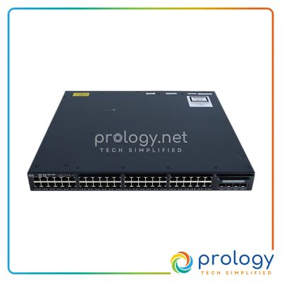 Cisco WS-C3650-48TQ-S 48 Port Gigabit Data 4x10G Uplink IP Base Switch Tested