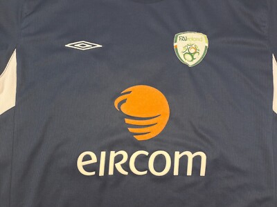 umbro jersey eircom shirt Ireland kit world cup 2002 kit size M