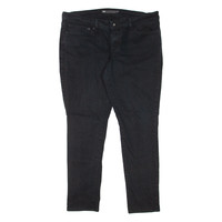LEVI'S Modern Rise Womens Jeans Black Slim Skinny W33 L29